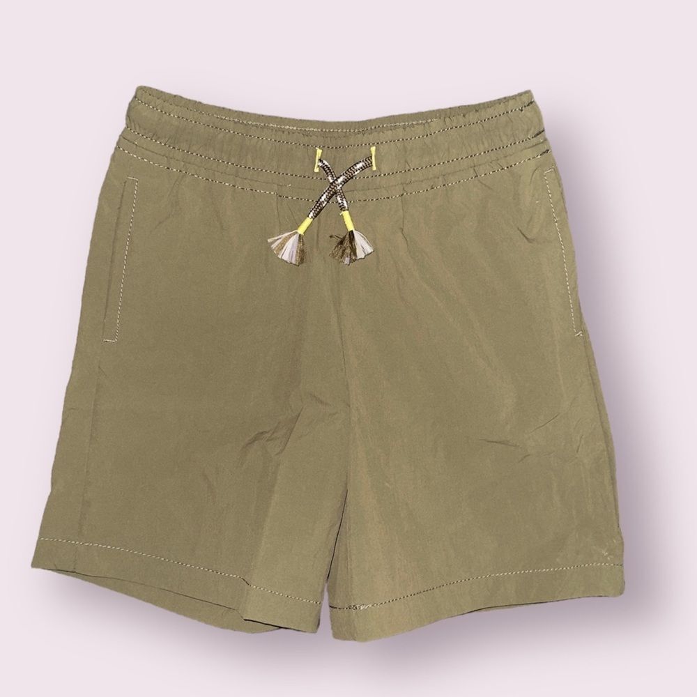 Cat & Jack‎ Boys Olive Green Nylon Pull On Shorts Size 5T